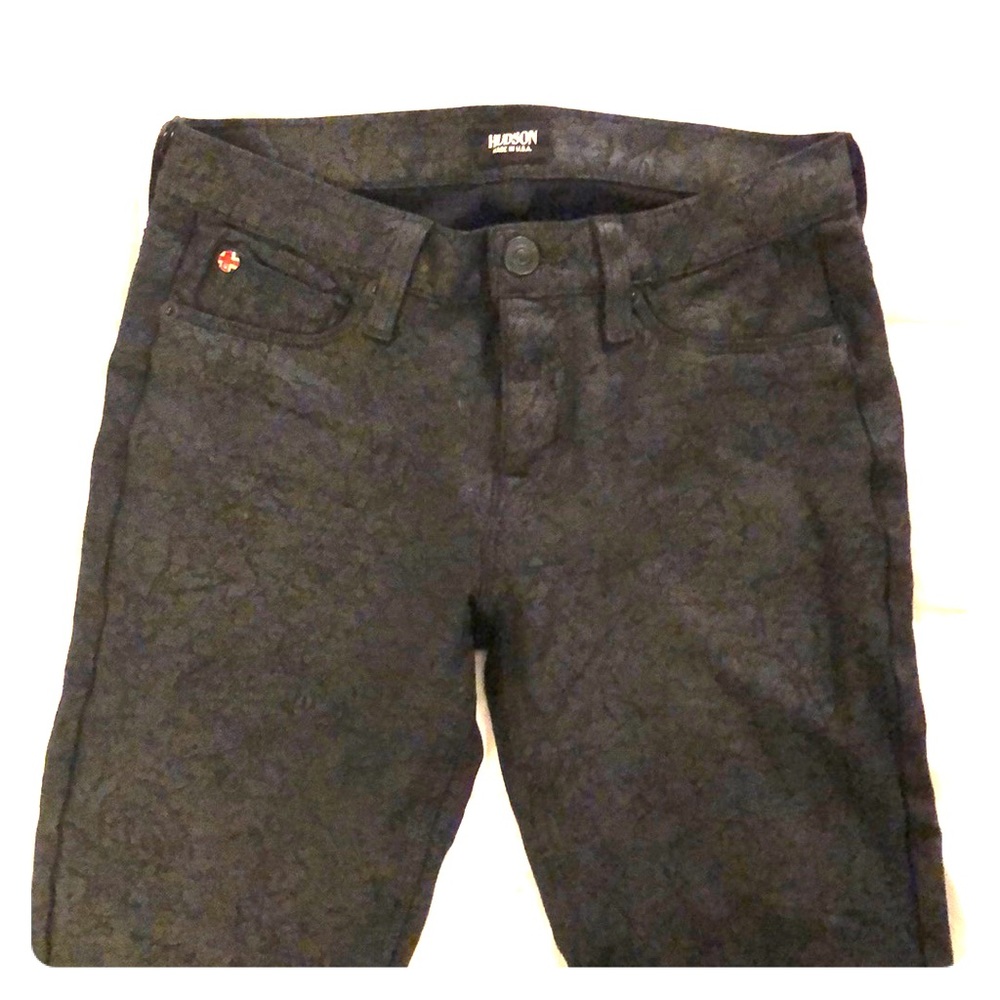 Black Hudson Jeans Nico Midrise Super Skinny - 26